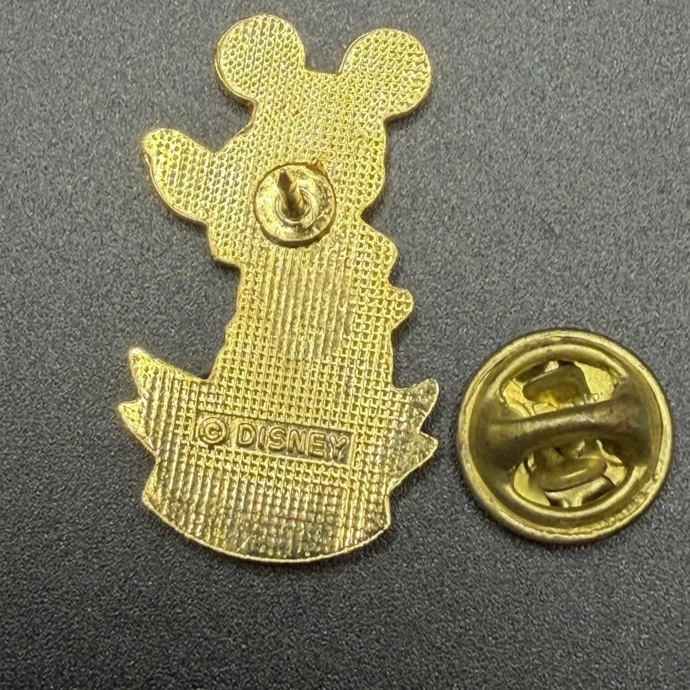 Vintage Through The Years 1936 Mickey Mouse Lapel Pin Walt Disney Disneyland USA